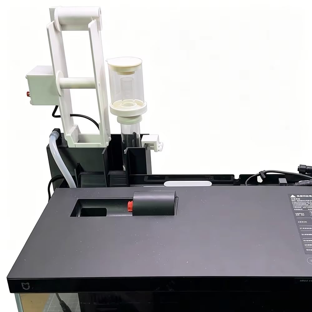 Toplionace Caja de Filtro de 12V para Montaje Externo en Acuario Marino Nano, Compatible con Espumadores de Proteínas y Máquinas Automáticas de Papel de Filtro.