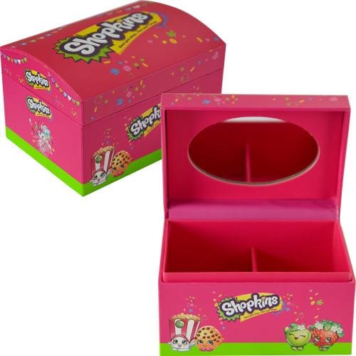 Shopkins Jewelry Box With Mirror 4X3X2.6