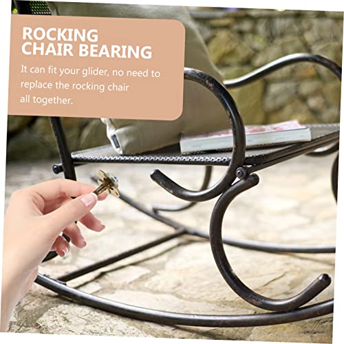 DOITOOL 8 peças de parafusos para móveis com rolamento de cadeira de balanço, acessórios mecânicos,