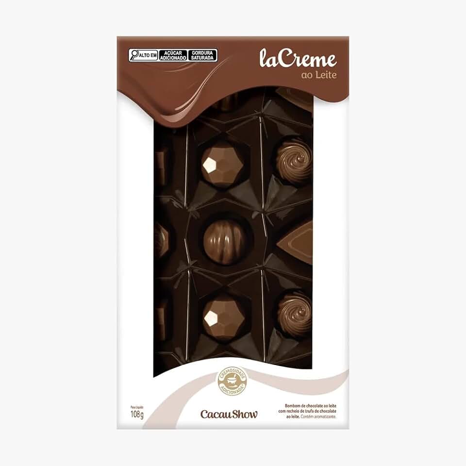Caixa de Bombons Mini Show Lacreme Cacau Show 108g