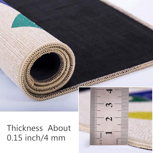 Image of DARSHANAM WORLD Decorative Door Mat with Tree Design, Natural Jute Material, Indoor Home Entrance Rug for Entrance with Antislip PVC Backing (37 X 57 CM)