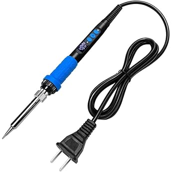 90 W Soldering Iron with Adjustable Temperature 180  C - 480  C and Thermostatic Design LCD Screen Soldering Set for Welding Repairs