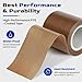 BXHYNOI 2 Inch PTFE Teflon Tape Roll, 33 FT x 0.18mm Thick, High Temp Heat Resistant Non-Stick Fiberglass Tape, Wide Adhesive Tape for Heat Sealer, Heat Press, Sublimation & Industrial Use