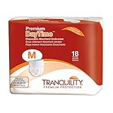 Case of 72 Tranquility Premium Daytime White Undewear 34 to 48 inch Waist/Hip