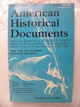 Paperback American Historical Documents Book