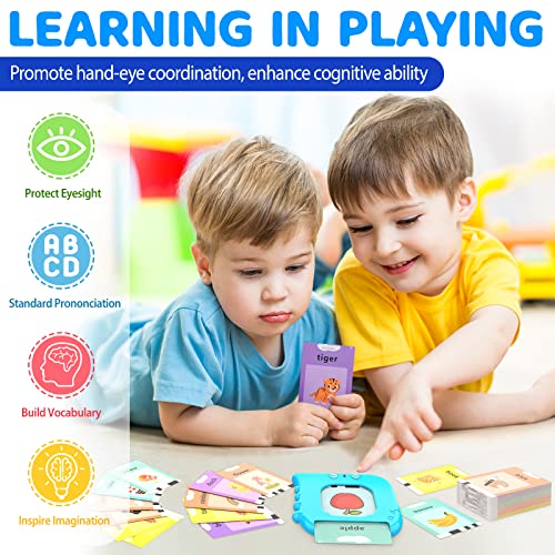 Toddler Toys For 2 3 4 5 6 Year Old Boys Girls, Autism Sensory Toys For Autistic Children, Learning Educational Toys For Kids, Speech Therapy Toys With 224 Sight Words Talking Flash Cards #TOP6