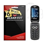 Klear Cut [6 Pack] – Screen Protector for Samsung Rugby 4 – Lifetime Replacement Warranty - Anti-Bubble & Anti-Fingerprint High Definition (HD) Clear Premium PET Cover – Retail Packaging