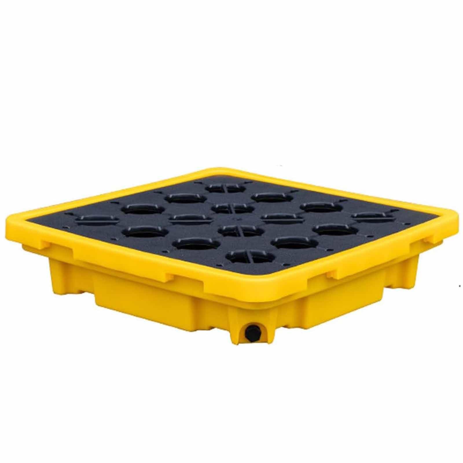 GYEQXKT Spill Containment Pallet for Oil Drum Storage with Drain and Anti-Slip Platform