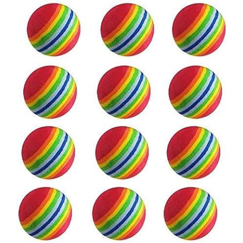 KOFULL Golf Soft Ball Foam Practice Golf Balls 12PCS (red) Cover