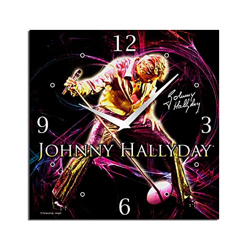 Johnny hallyday - - Pendule toile Johnny Hallyday Concert