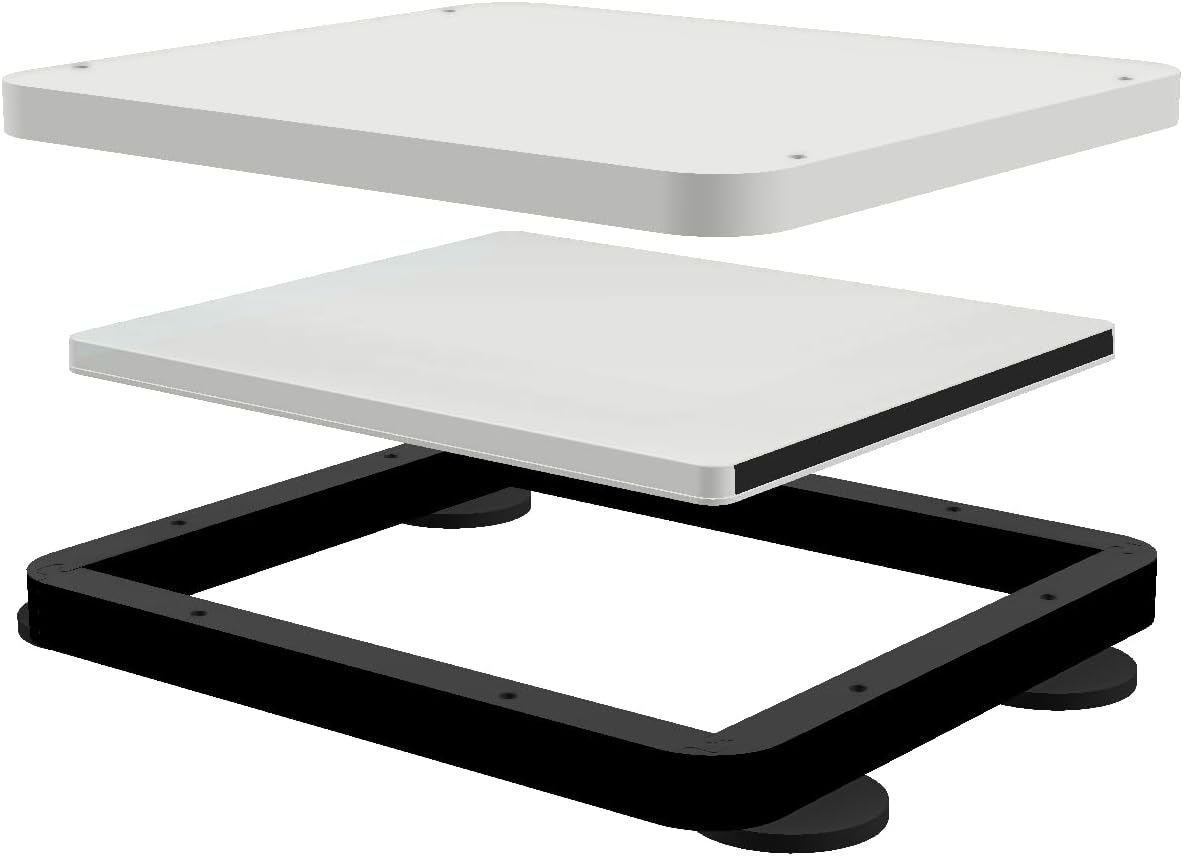 Starlink Mount Ultra-Durable Kit for Campers, RVs, UTVs, Trucks, & Cars | USA Made | Interior and Exterior Vehicle Installation | Hardtop Complete Coverage (Add Car Charger, Mount + Magnets)