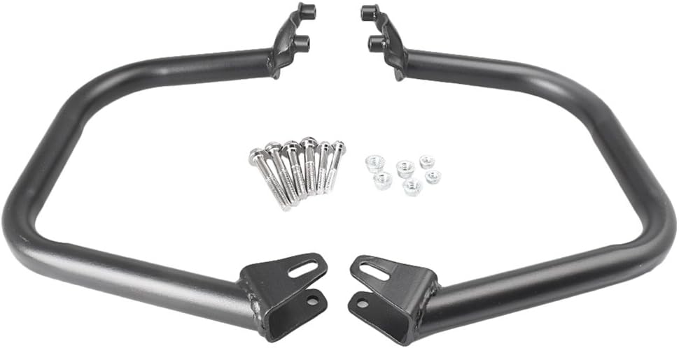 FSFY Motorcycle Guard Bumper Protector Highway Crash Bar Frame Side Falling Protection for Harley Davidson Street 750 500 2015 2016, Black