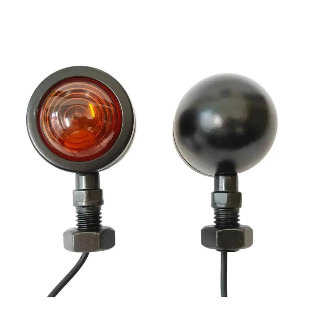 Luces Señal Giro Intermitentes universales para motocicleta | Intermitentes universales para motocicleta, 12V, 10mm, color negro, Chr, para luces de Moto, para Hayabusa GSX1300R GSX250R