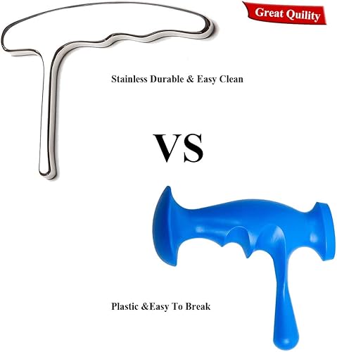 Miniatura 5 de Herramienta de masaje de punto de gatillo de acero inoxidable, masaje de tejidos profundos, reflexología, herramientas de masaje de acupresión para