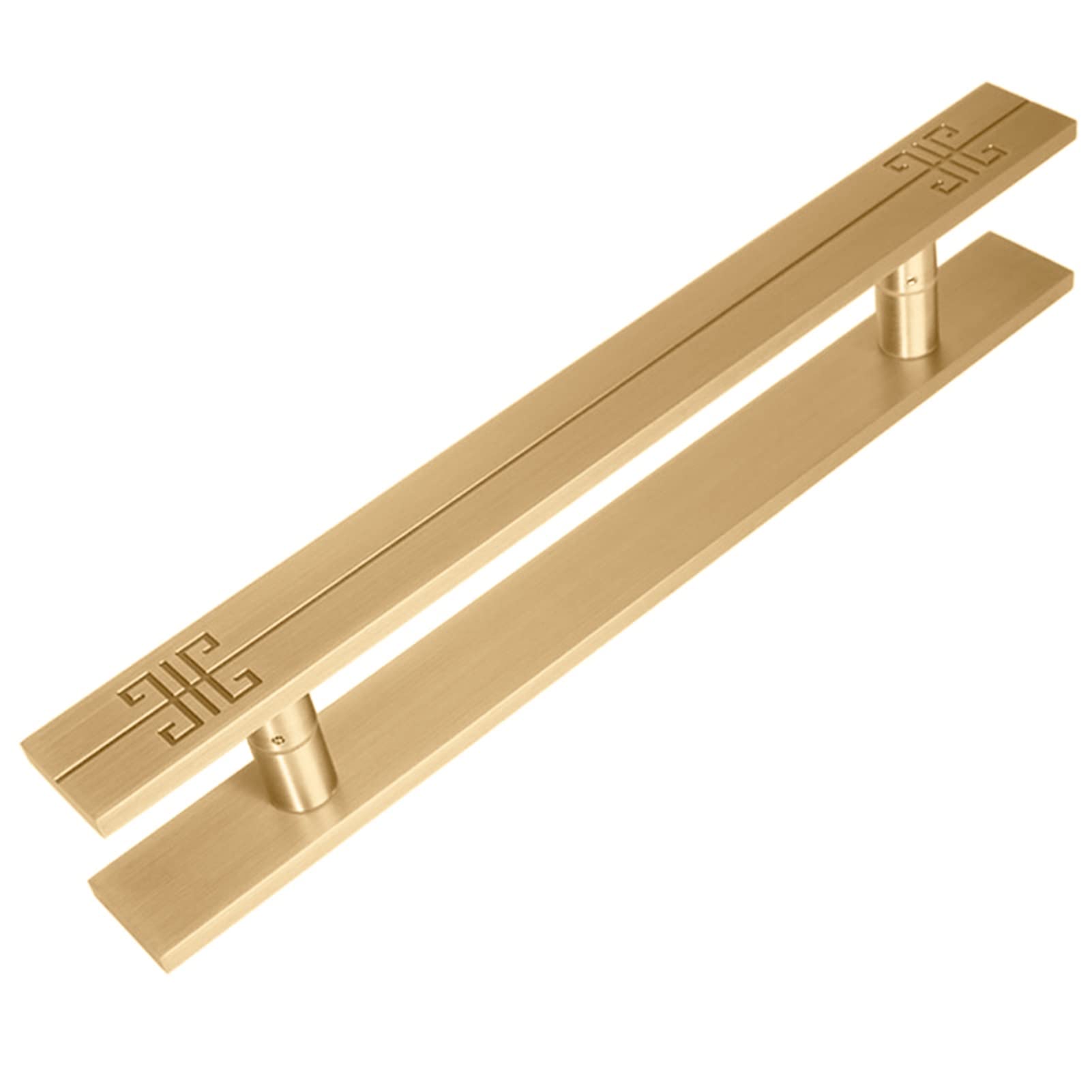 Poignée de porte de grange moderne pour porte coulissante en verre