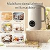 TECKZOON 1200 ml Nut Milk Maker, Nut & Soy Milk Machine with 10 Blades, 8 Smart Programs, Child Safety Auto Shut-Off & Self-Cleaning, Includes Recipes for DIY Plant-Based Milk