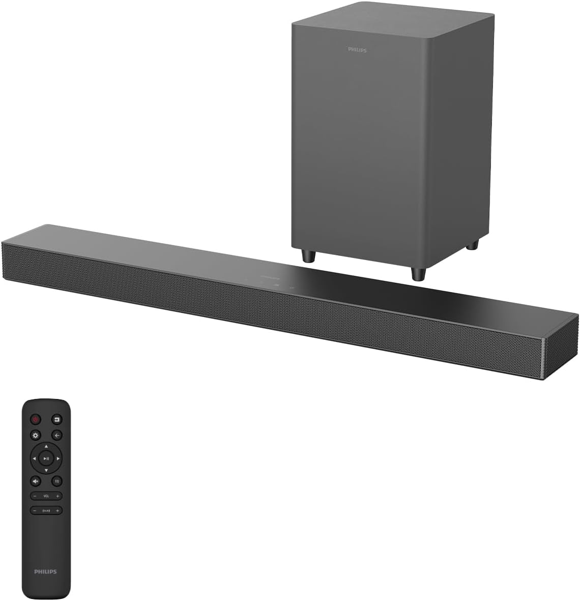 【VGP2026 受賞】 Philips(フィリップス) サウンドバー テレビ用 Bluetooth5.4搭載 スピーカー 550Wハイパワー Soundbar Dolby Atmos 立体音響技術 ワイヤレスサブウーファー付き リモコン付属 PC対応 ゲーム スピーカー テレビ/パソコン/スマホ HDMI eARC TAB8510 (サブウーファー付き) - Amazonセール価格 ¥45,800