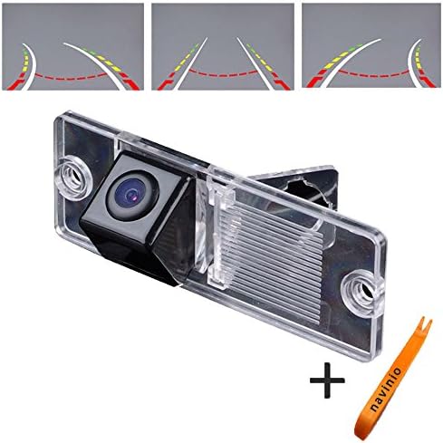 170° Viewing Reversing Track Camera Ruler Line with the Steering Wheel Moving Rear View Backup Trajectory Camera Parking Assist System for Pajero V3/V6/V8 & Zinger from 2009 to 2011