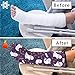 Luarisgur Halloween Leg Cast Cover Decorative Cast Covers Cute Ghost Cast Sock Cover for Foot Washable Leg Plaster Sleeve Below The Knee Leg Cast Protector Large