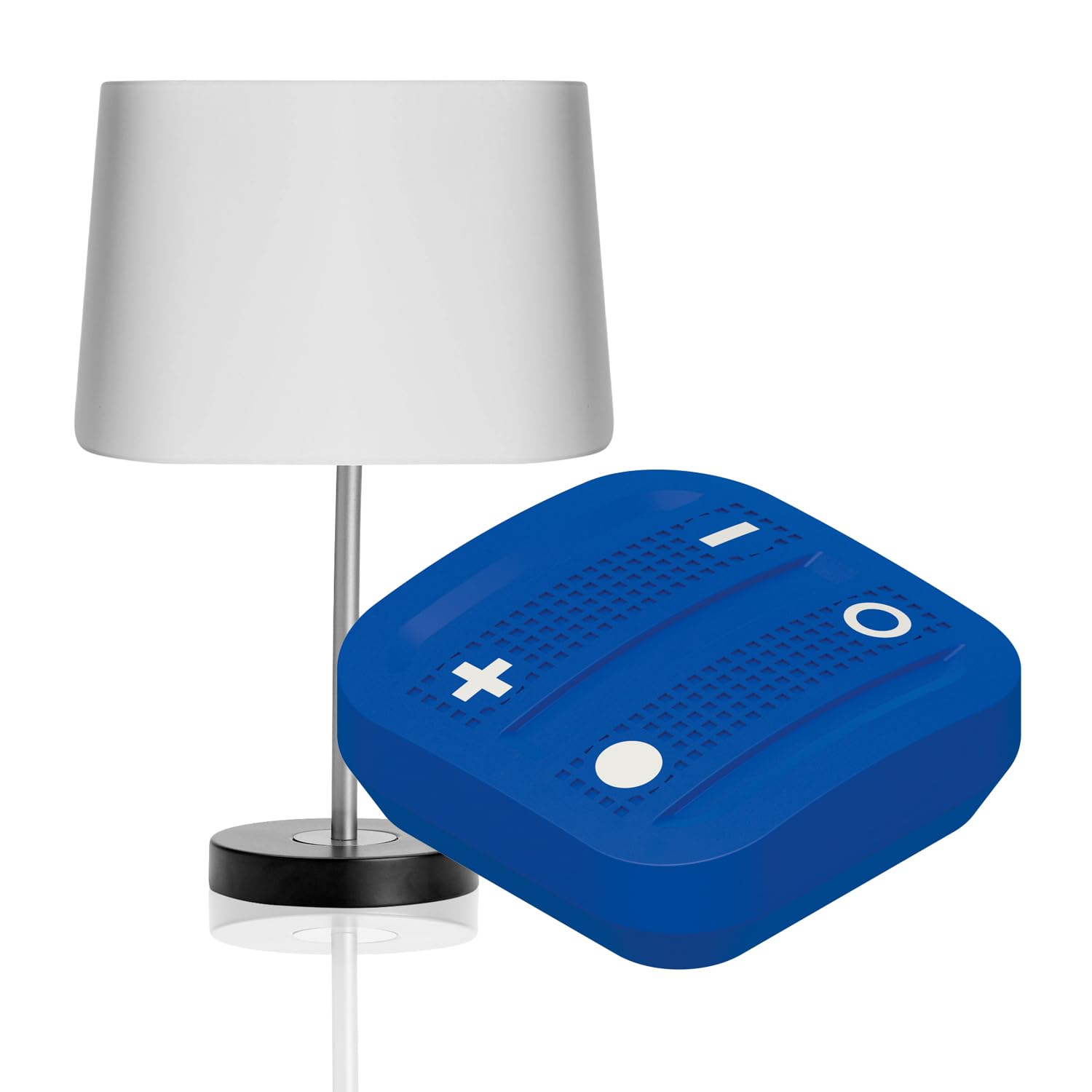 NodOn CRC-2-6-02 Soft Telecomando Wireless Funzionante senza Batterie, Blu