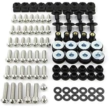 Xitomer Aftermarket Motorcycle Stainless Steel Fairing Bolts Kits, Fit for YZF R6 2008 2009 2010 2011 2012 2013 2014 2015 2016, Mounting Kits, Bodywork Screws Washers/Nuts/Fastenings/Clips