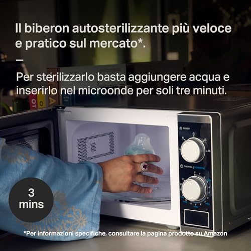 Tommee Tippee Biberon Anti-Colica Natural Start 260Ml, 6 Pezzo Con Tettarella Simile Al Seno Materno, Valvola Anti-Colica, Autosterilizzante, Decorato - 10