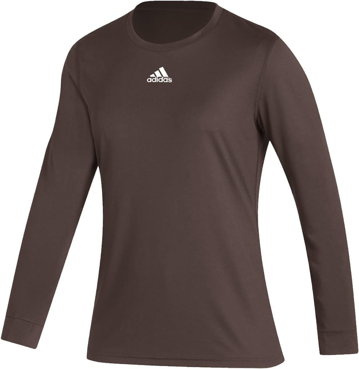 adidas Creator Long Sleeve Top - Women's Training XS Coffee-White