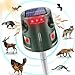 Hund und günstig Kaufen-Katzenschreck Ultraschall Solar, Katzenschreck für Garten wasserdichte, 5 Modus Einstellbar Marderschreck, Solarladung Garten Katzenabwehr, 32FT Effektiv für Katzen, Hunde, Vögel, Mäuse