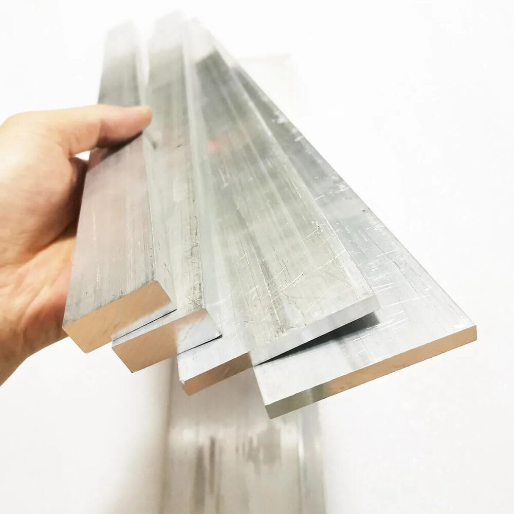Thickness 5mm 6061 Aluminium Flat Sheet Bar Plate Metal Length 500mm Supports Customized (5x12x500mm 1pc)