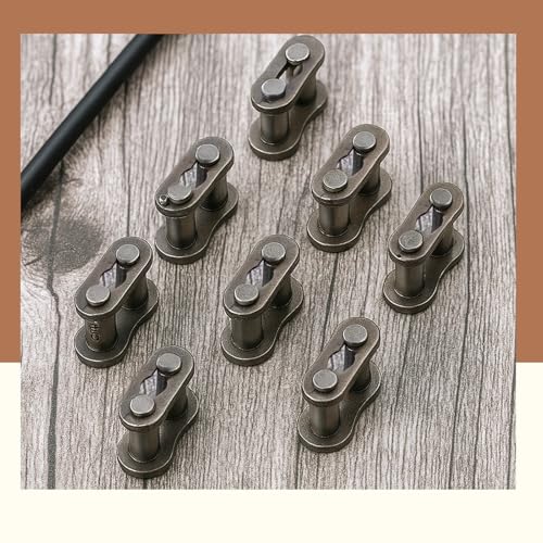 Image of 8pcs #35 Roller Chain Connecting Links,Chain Master Links Heavy Duty Manganese Steel Chains Connector Replacement for Motorcycles Bicycles Mini Bikes