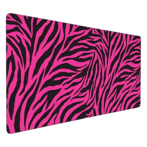 Pecfamly Mcbling Desk Cover Mat - Y2k Pink Desk Mat - Computer Desk Mat - Cute Desk Mat - Aesthetic Desk Mat - Computer Mats for Desktop - Hot Pink Desk Mat - Keyboard Mats for Desk - Desk Mat Pink Cover