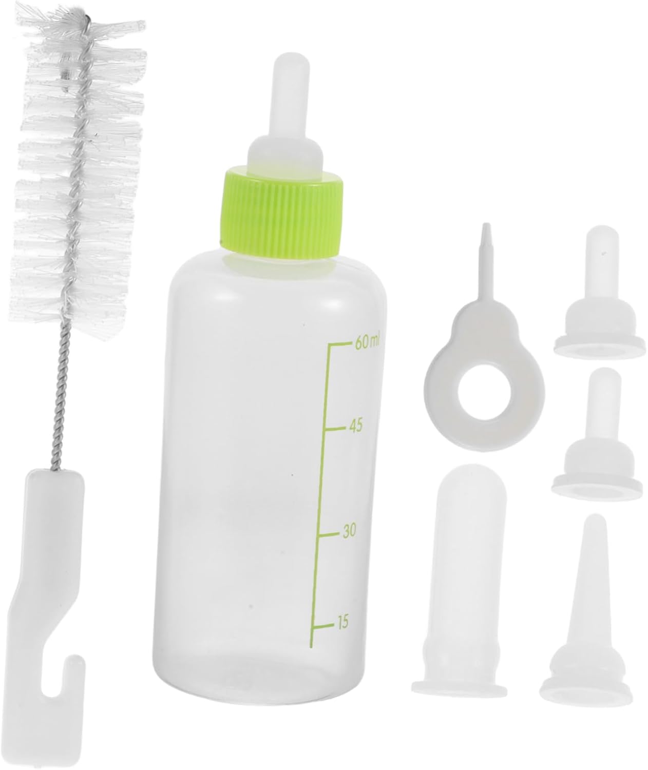 Toyvian 1set Kitten Nursing Bottle Cat Bottle for Newborn Kittens and Puppies Small Animal Feeding Comfortable Nipple Design for Easy Feeding