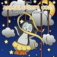 ANIMAL SPORTS COZY - Colorful Animal Athletes: A Playful Sports Day Coloring Book: A Creative Coloring Book for Kids Aged 4-10 B0F5P4QHFZ Book Cover