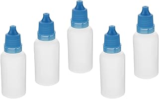 Othmro 20ml Plastic Dropper Bottles 20pcs Empty Squeezable Eye Liquid Dropper Bottles with Caps