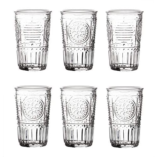 Bormioli Rocco Romantic Juego de 6 Vasos 30,5 cl, Cristal Transparente, 8 x 8 x 12,5 cm