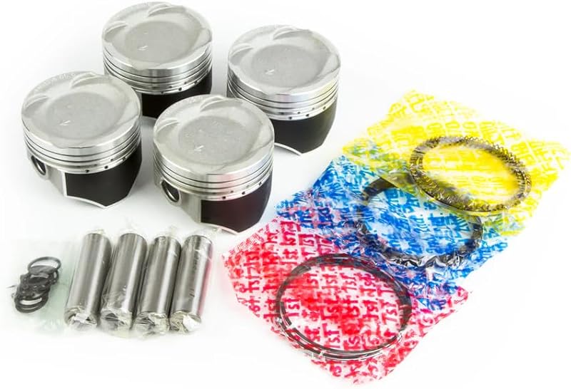 Pistões forjados YCP Vitara com anéis para motores Honda D15 D16 SOHC Civic – 75,5 mm