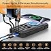 BLASOUL Solar Charger 49800mAh Power Bank - Wireless Portable Phone Charger with 4 Built-in Cable,22.5W Fast Charging Battery Pack USB C in/Output for All Cell Phone iPhone,Galaxy,Android,Etc(Black)