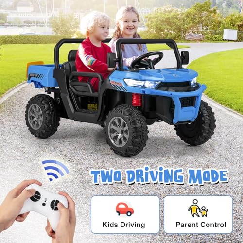 OLAKIDS 12V Electric Dump Bed UTV