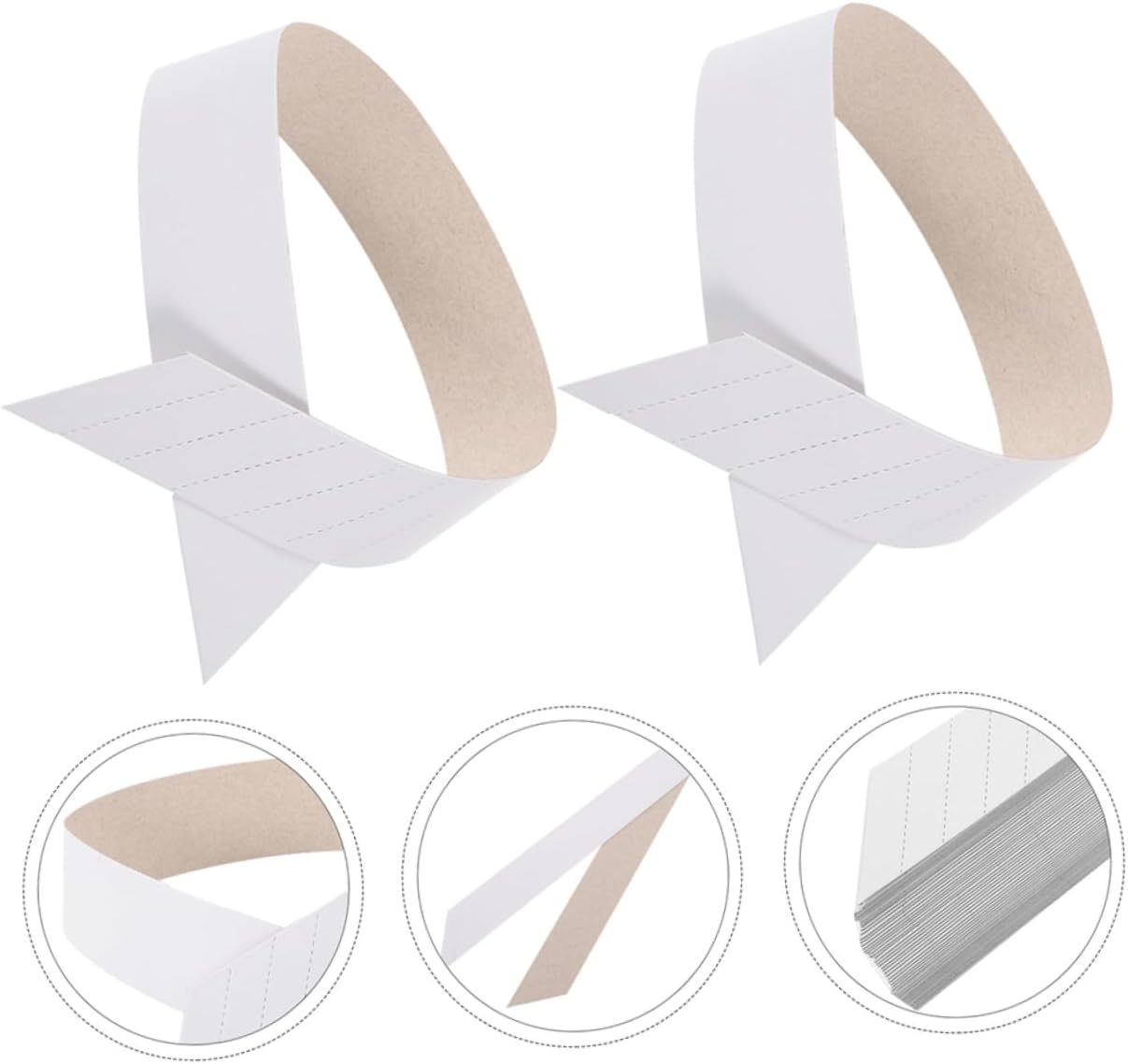 200pcs Dress Shirt Collar Stays Paper Collar Inserts for Men Women Stiffener