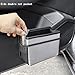 AOWIS Car Trash Can, Foldable Multifunctional Hanging Storage Box Trash Can with a Roll of Garbage Bag, Multi Pocket Design Suitable for Car, Home, and Office Car Trash Cans (black)