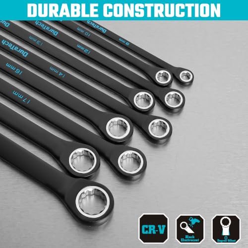 Image of DURATECH 13 mm Extra Long Ratcheting Wrench, Metric, CR-V Steel