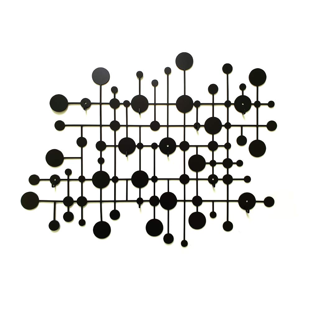 Ganchos decorativos de pared, modernos, originales y elegantes (Elzo)