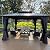 PURPLE LEAF 10' X 12' Gazebo Outdoor Aluminum Gazebo with Heavy Duty Galvanized Steel Double Roof for Patio Backyard Deck, Netting and Curtains Included, Grey