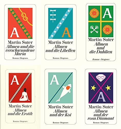 Preisvergleich Produktbild 6 Allmen Krimis Martin Suter + 1 exklusives Postkartenset