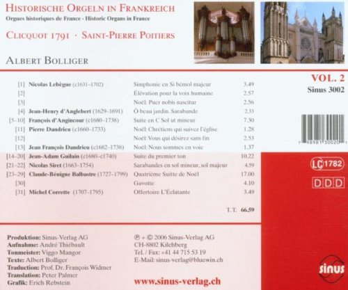 Orgues Clicquot,Portiers