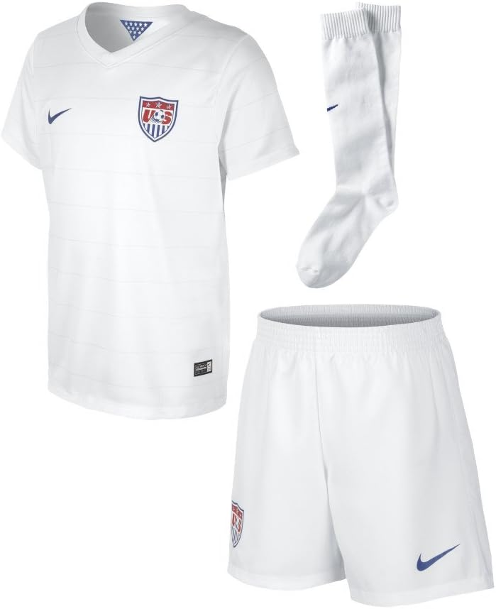Nike USA Little Boys Home Kit World Cup 2014 [Football White] (XL)