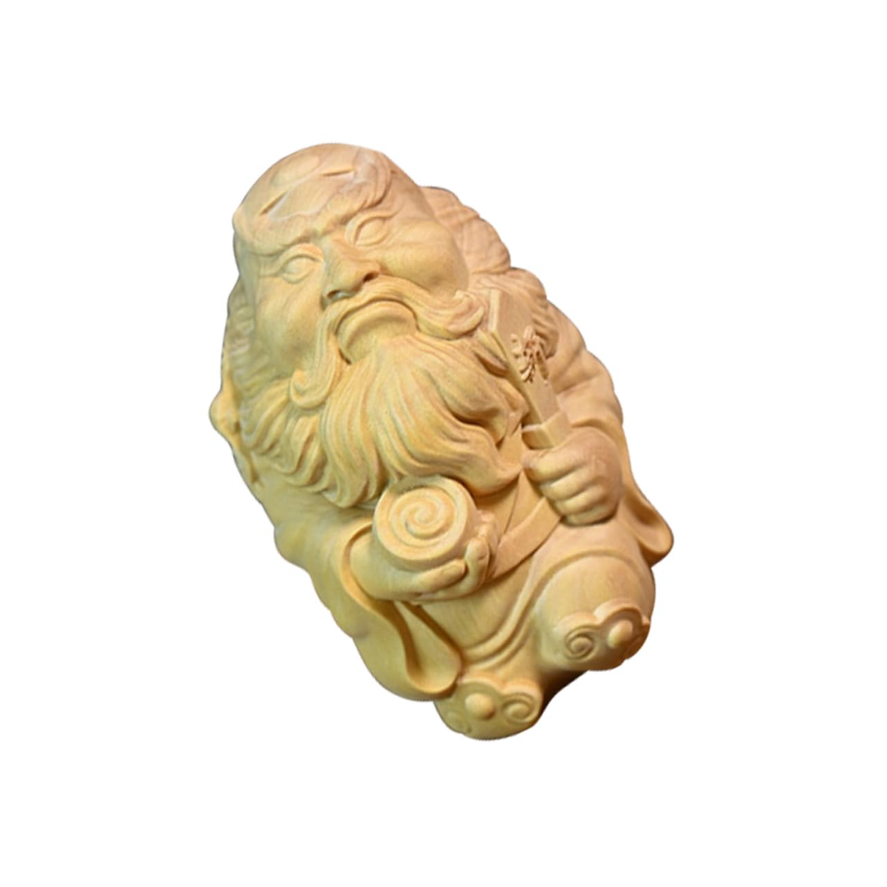 Mano tallada en madera de huangyang para decoracion de estanteria y salon exclusivo
