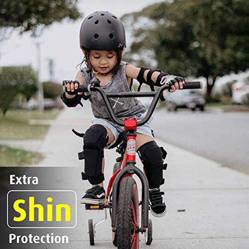 image for Simply Kids Soft-Style Kids Knee and Elbow Pads with Bike Gloves, Flex