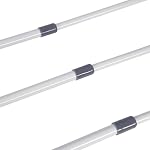 Stanz (TM) Grand rack de séchage extensible Rack de blanchisserie pliable 3 Tieres Vêtements Séchage Rack acier Max. 30" / 76CM Long Pas besoin d'assemblage, prêt à utiliser