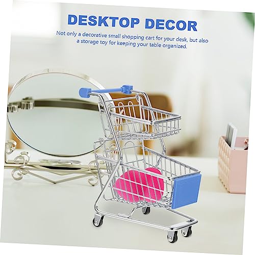 VICASKY Mini Carrinho De Compras Modelos De Carrinho De Mão De Supermercado Pequeno Modos De Carrinh
